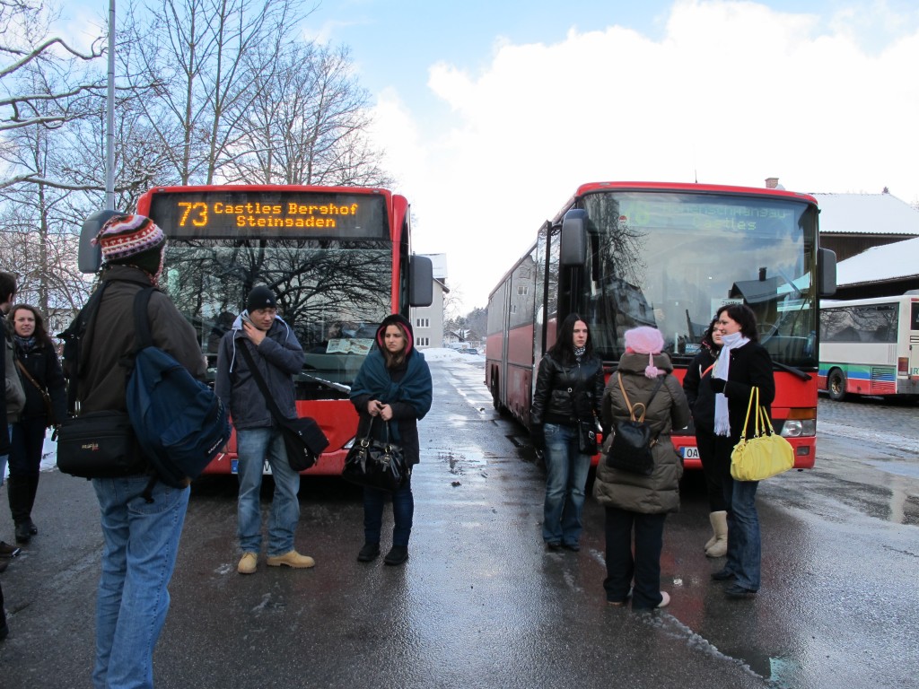 お城が見えてきた