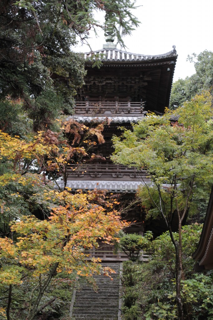 西山興隆寺の紅葉2