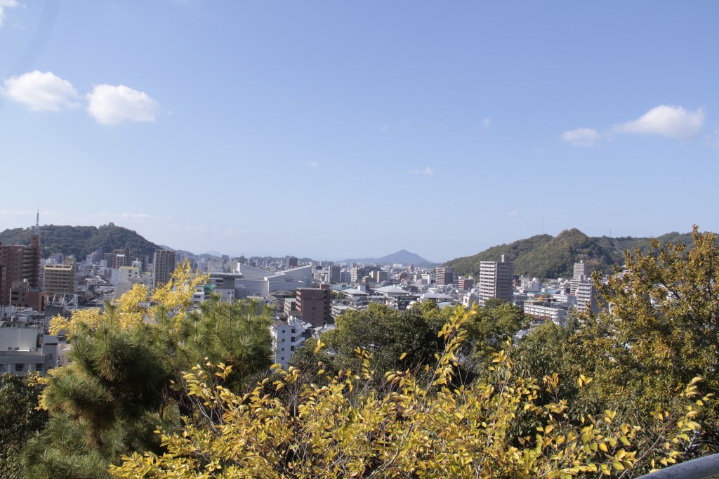 道後公園 展望台からの景色2