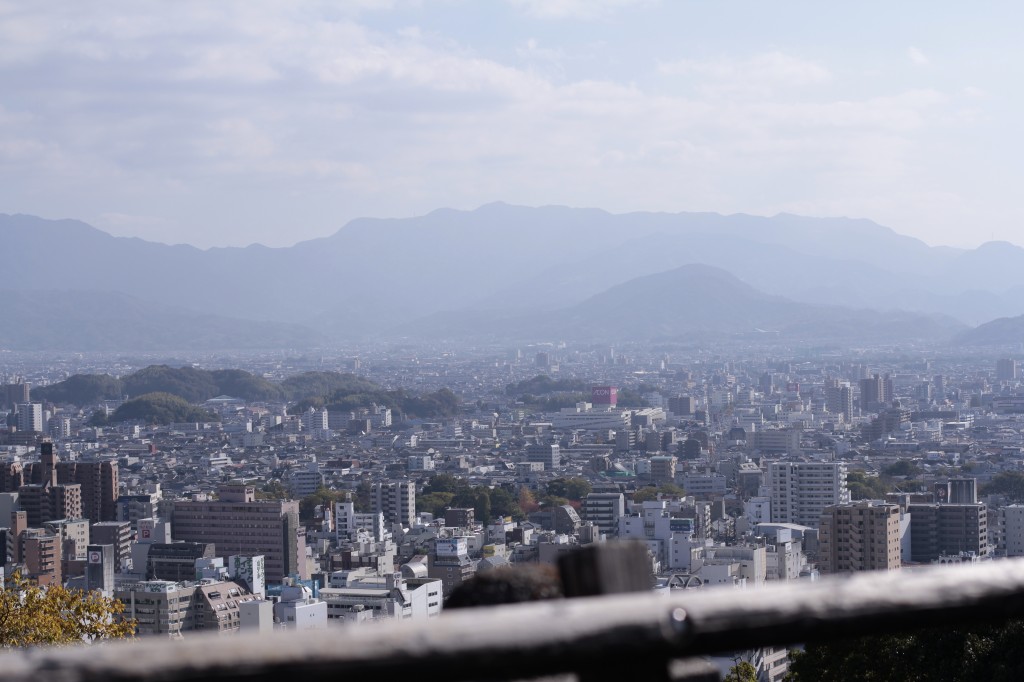 松山城からの景色