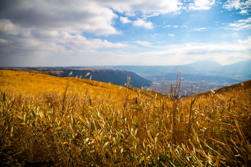 カルデラを一望するパノラマ