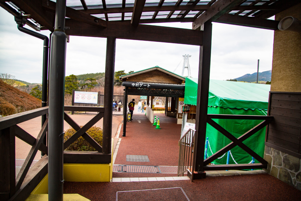 九重“夢”大吊橋の入り口ゲート