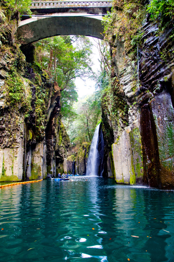 高千穂峡 真名井の滝とボート2