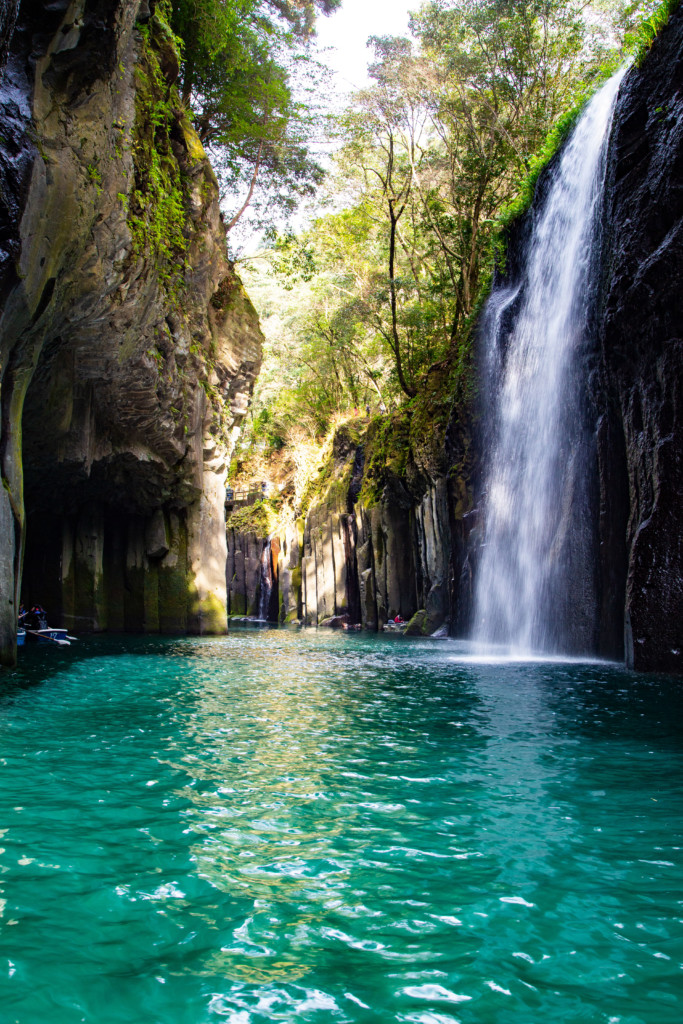 ボートからの渓谷の眺め
