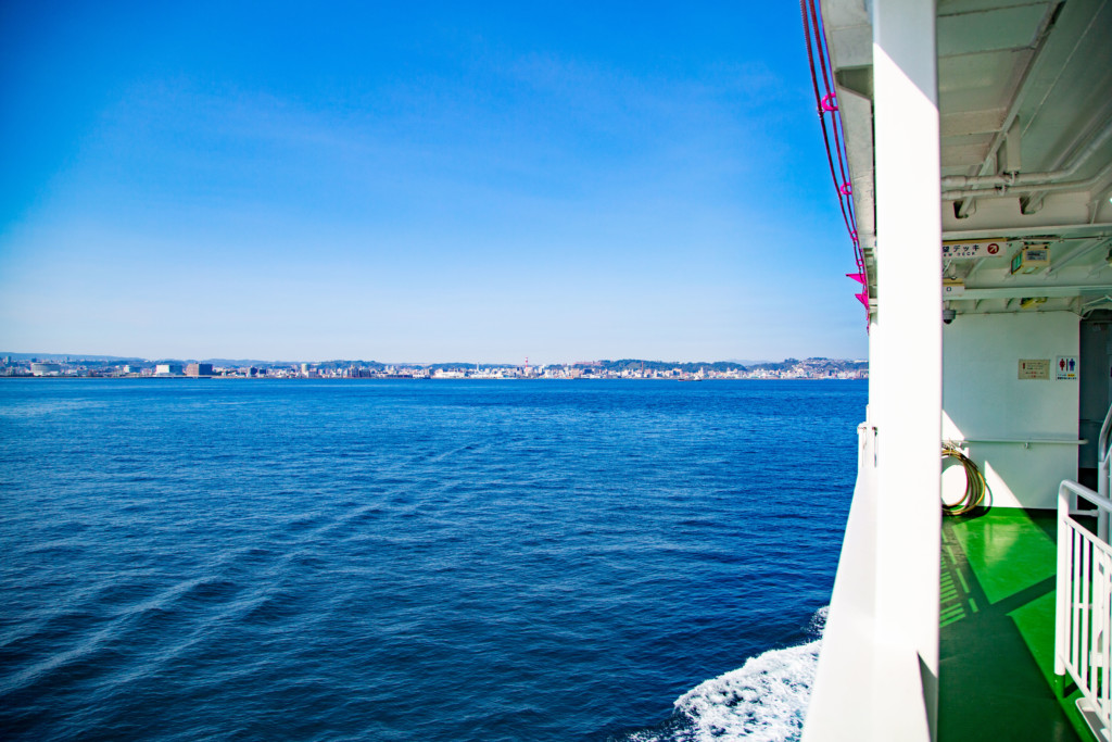 船上から見る桜島2