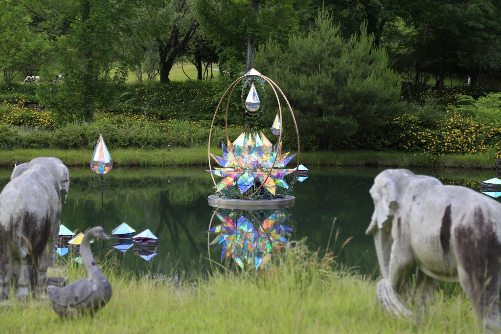 昼間のイルミネーション会場の様子1