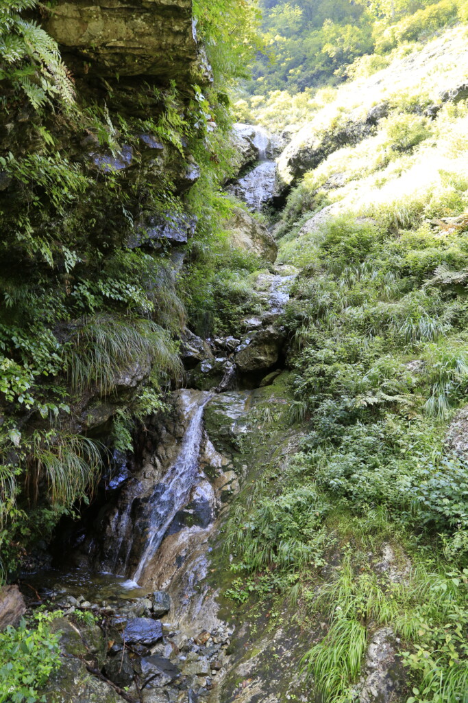 川のようになった道