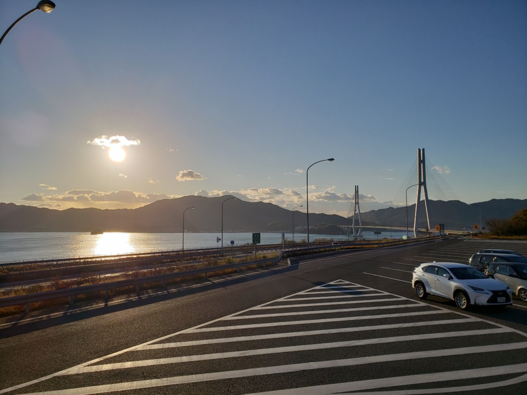瀬戸田PAからの多々羅大橋2