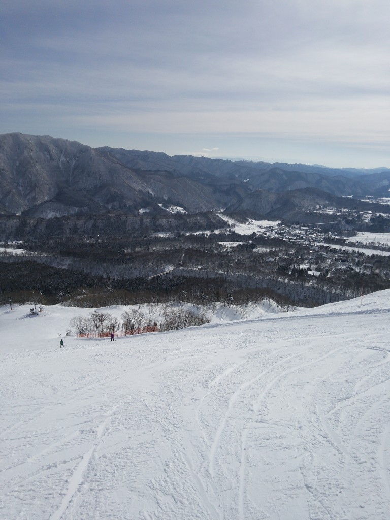 白馬乗鞍温泉スキー場のリフト風景