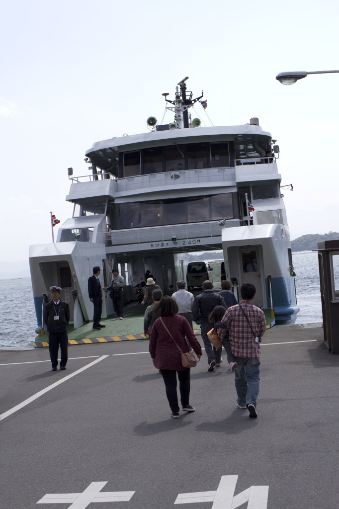 フェリーからの景色
