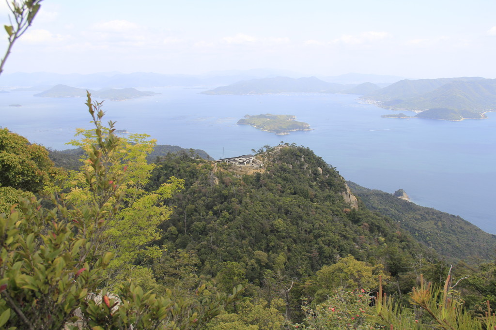 弥山頂上からの景色1