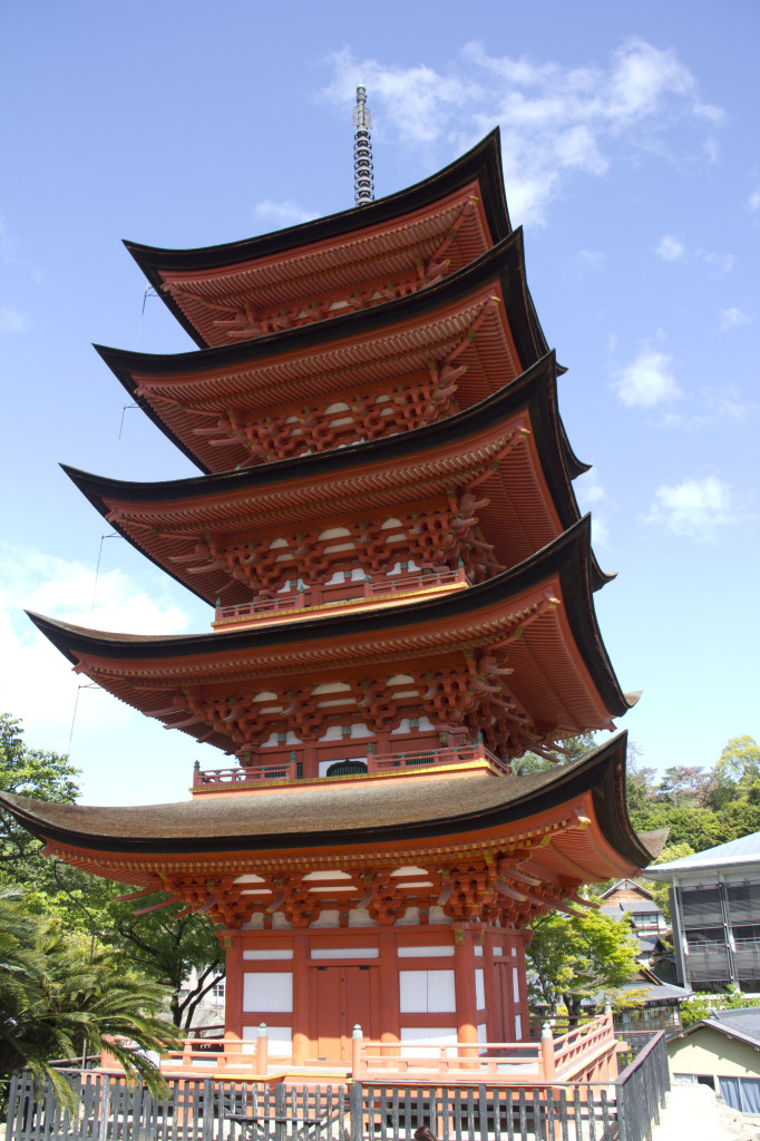 宮島の五重塔